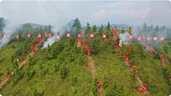 永州市南部地區(道縣)2023年跨區域森林火災撲救實戰演練舉行